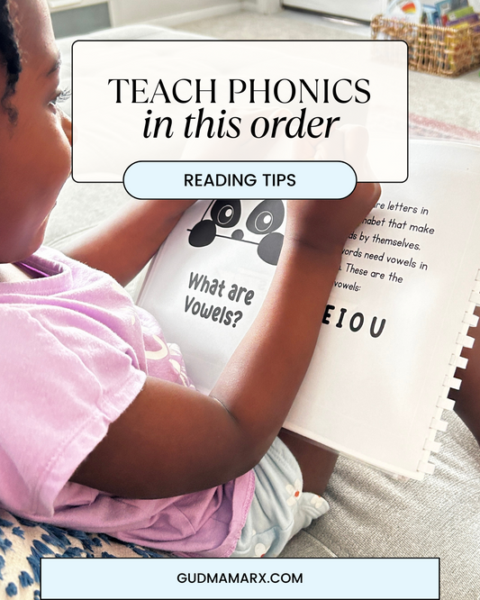 Why the Order of Teaching Phonics Matters