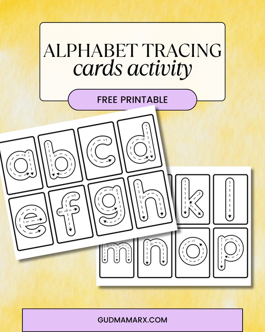 Build Early Literacy Skills with Our Free Alphabet Tracing Cards