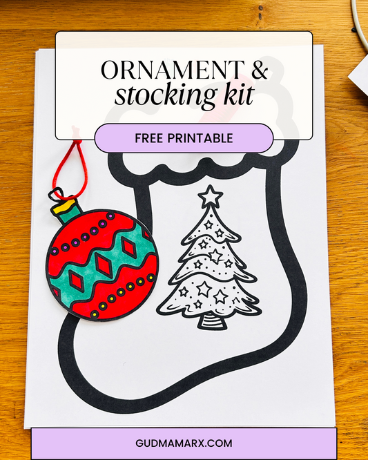 Create Holiday Magic with Our Christmas Ornament and Stocking Coloring Kit!