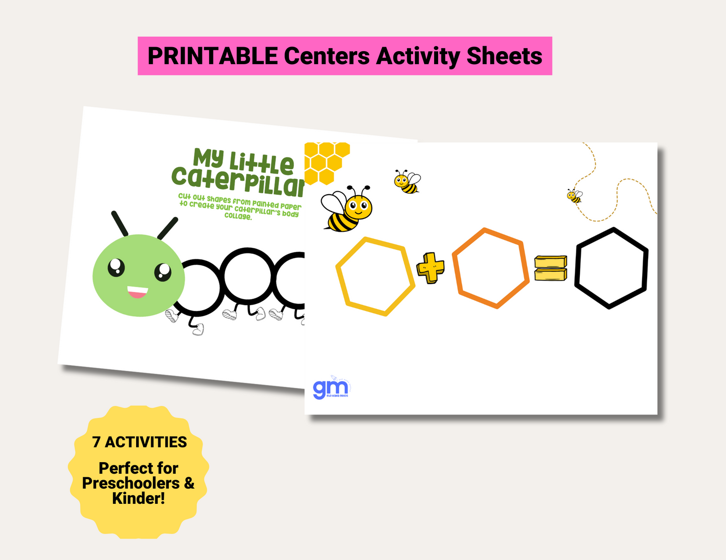 PRINTABLE | Centers Activity Sheets, Centers Phonics and Learning Sheets