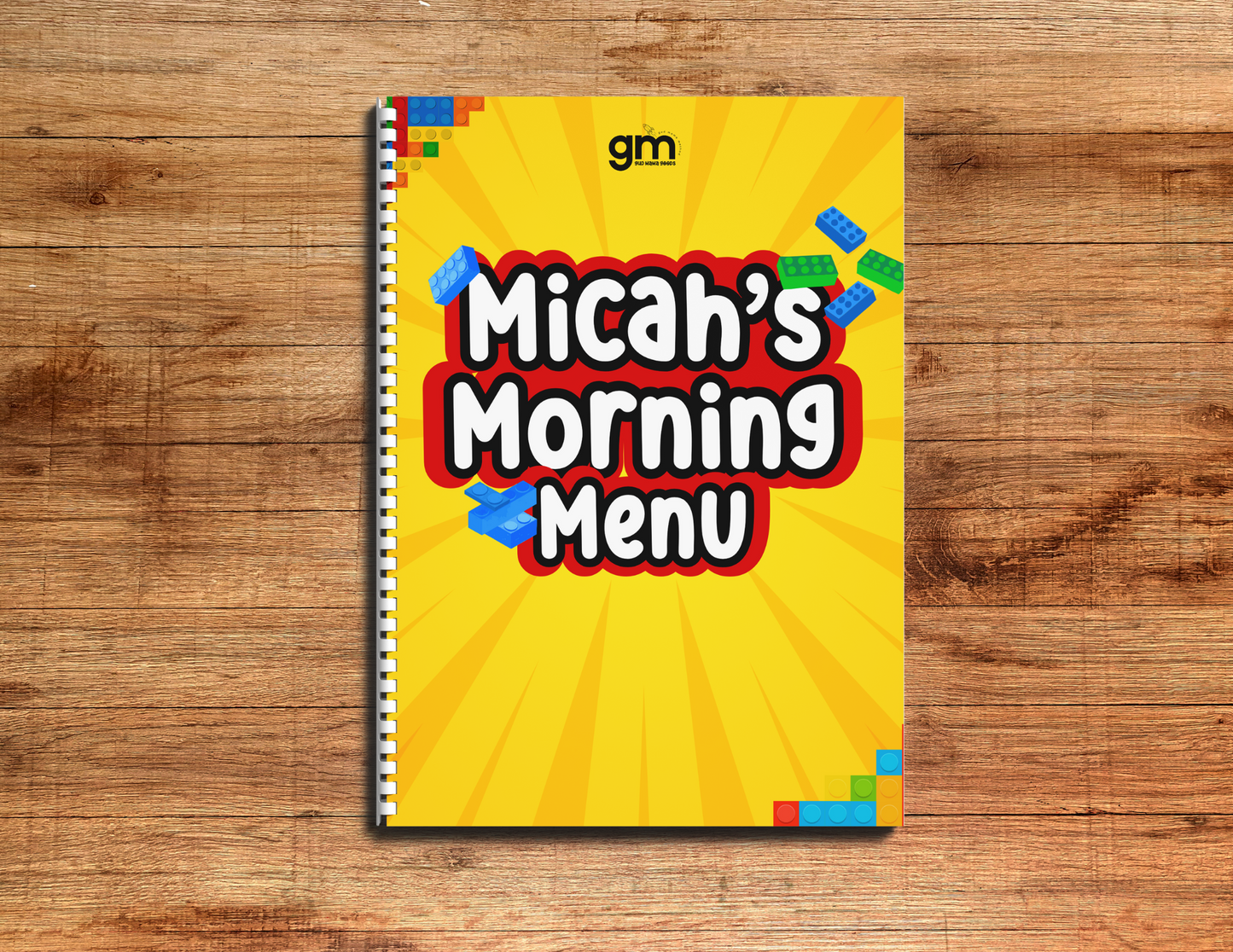 Level 2: Elementary Morning Menu for 5-9 year olds (14 pages)