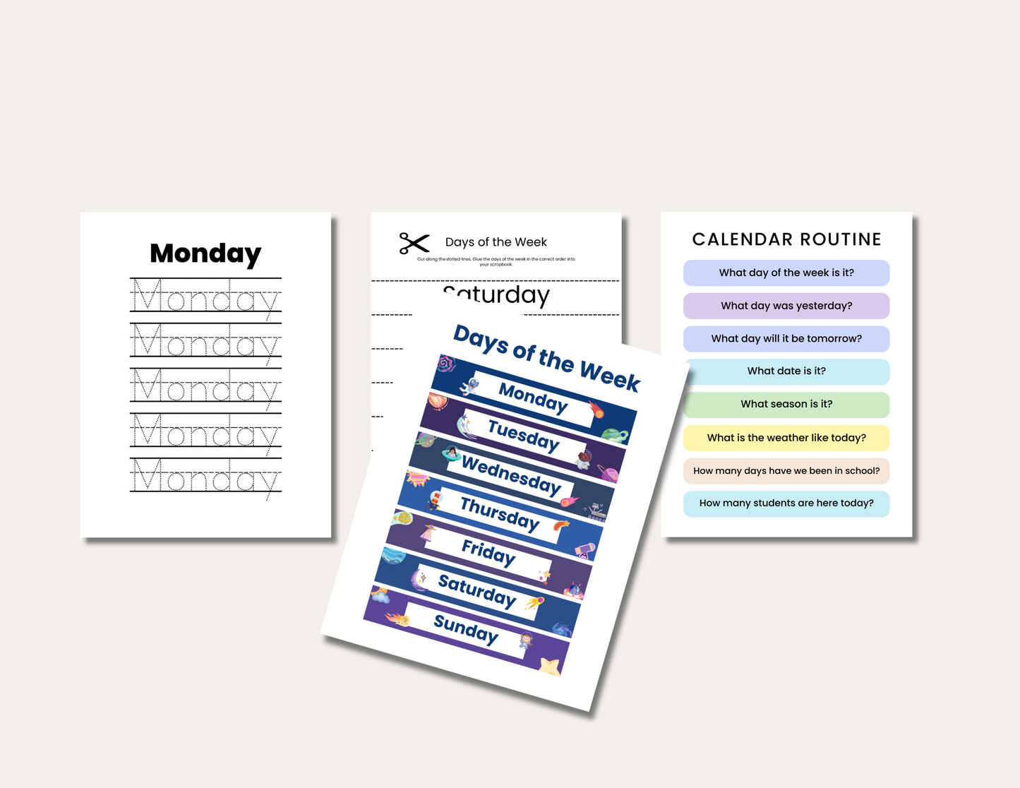 Days Of the Week Lesson Plan