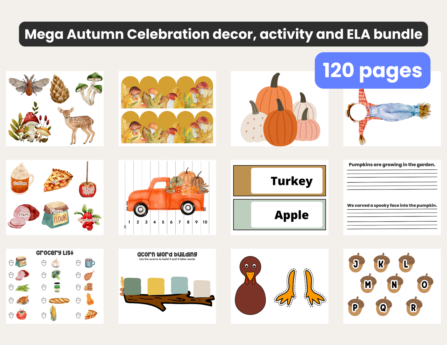 Autumn Adventure: ELA & Activity Bundle for Homeschool Families