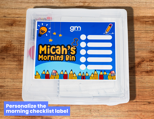 PERSONALIZABLE | GUD MAMA Morning Bin System