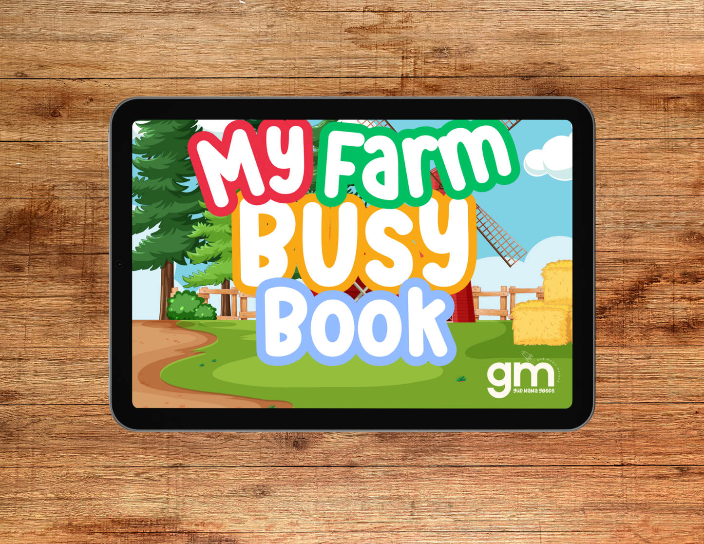 PRINTABLE | Gud Mama Animal Adventure Farm Busy Book| 9 Pages + 40 Pieces