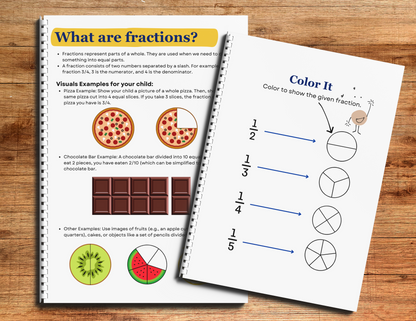 Mastering Fractions: A Comprehensive Workbook & Lesson Guide