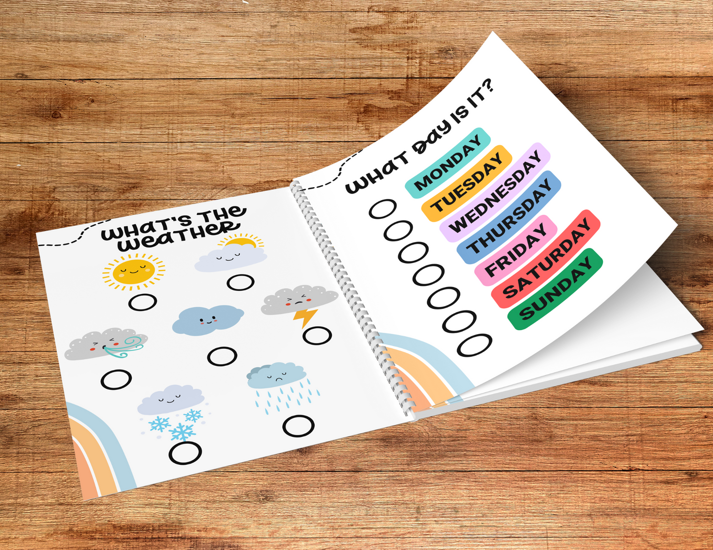 PERSONALIZABLE | Preschool & Kindergarten Homeschool or Morning Menu (9 Pages)