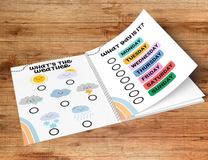 PERSONALIZABLE | Preschool & Kindergarten Homeschool or Morning Menu (9 Pages)