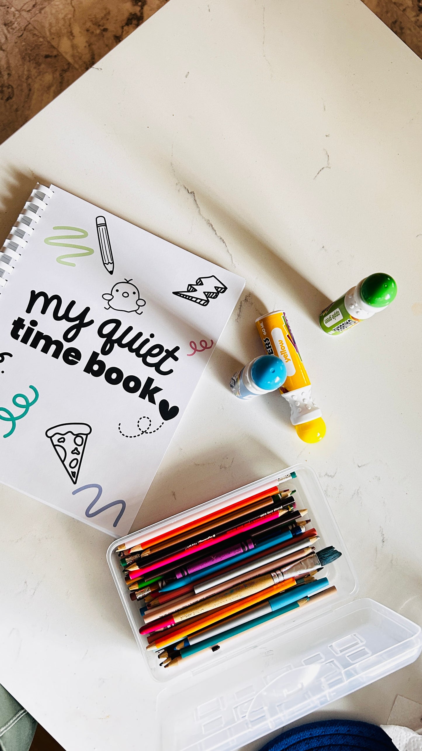 Quiet Time Book| 70 Worksheets: Dots and Discovery Book Printable