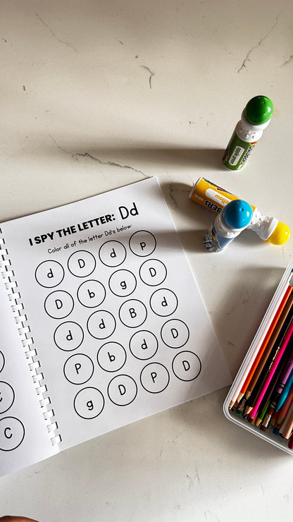 Quiet Time Book| 70 Worksheets: Dots and Discovery Book Printable