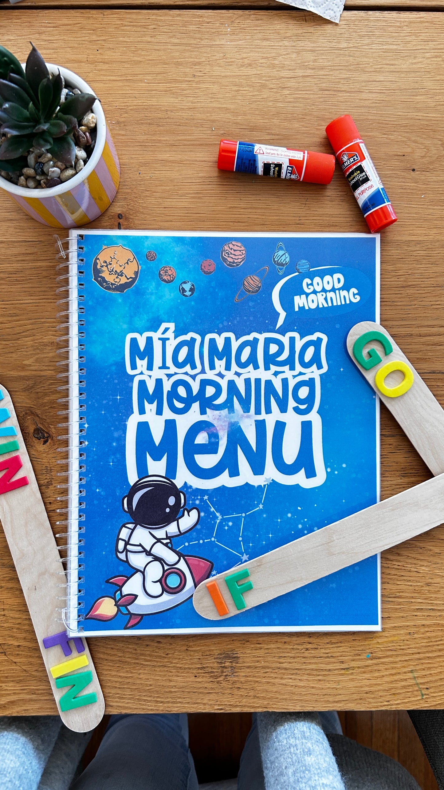 PRINTABLE | Stellar Start Preschool & Kindergarten Morning Menu