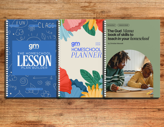 Ultimate Homeschool Lesson Planning Bundle: 3 Book Planning System